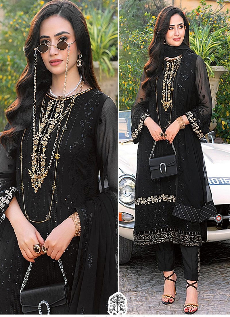 Zaha Khushbu Vol 7 Georgette Pakistani Suits Catalog